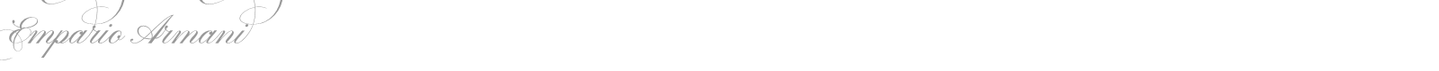 Empario Armani font preview